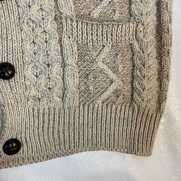 Aran Woollen Mills Mens M Wool Sweater Vest - Picture 3 of 11